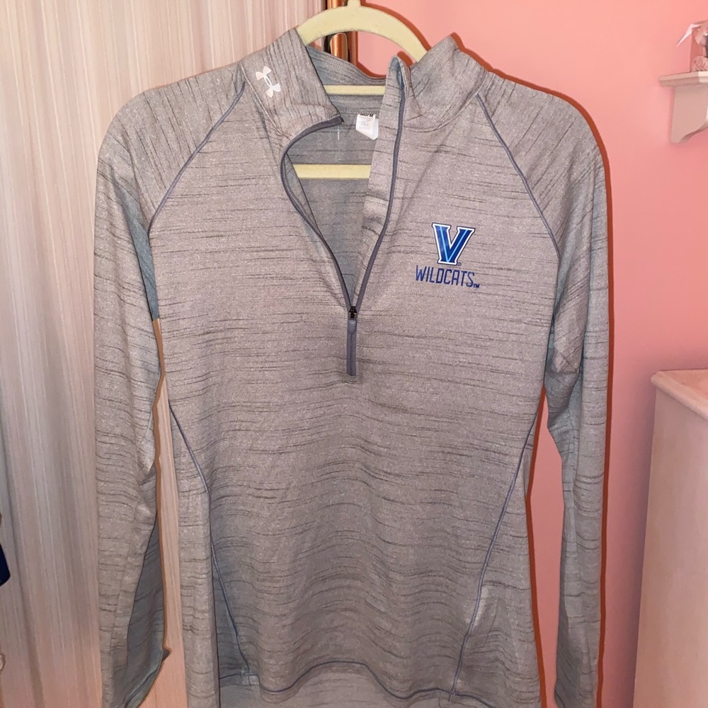 Villanova grey Under Armour quarter-zip